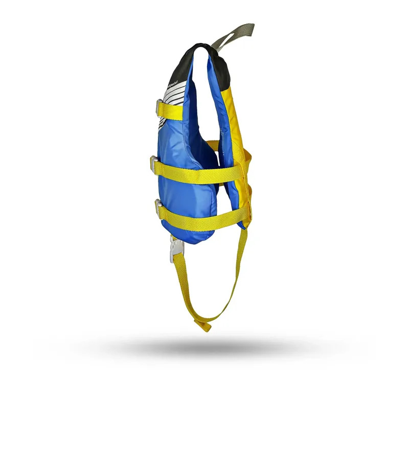 Stohlquist Recreational Fit Child PFD in Yellow Grey Blue-1