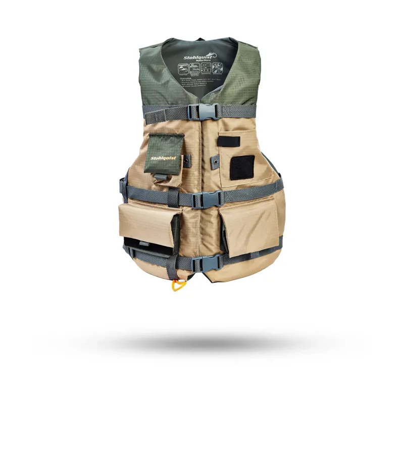 Stohlquist Spinner Recreational Personal Flotation Device in Khaki