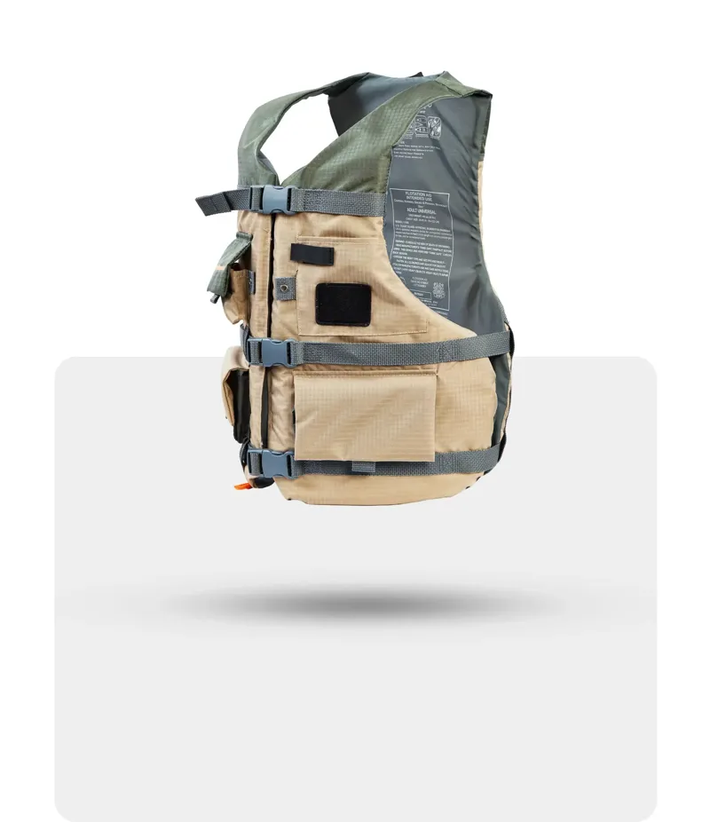 Stohlquist Spinner Recreational Personal Flotation Device in Khaki-1