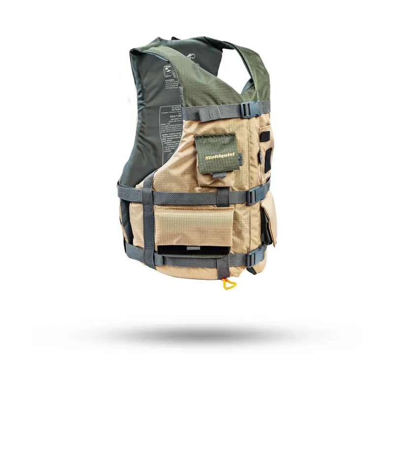 Stohlquist Spinner Recreational Personal Flotation Device in Khaki-2
