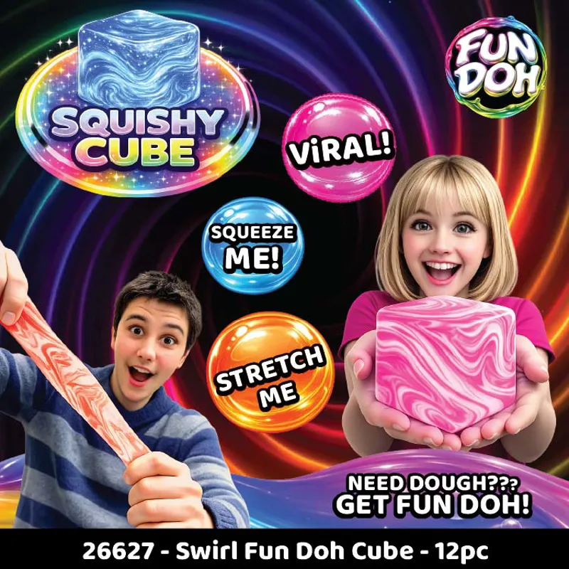 Swirl Squishy Cube-2