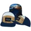 The Heartbeat Brand Camp Flat Bill Laser Mesh Hat in Cork