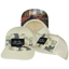 The Heartbeat Brand Camp Flat Bill Laser Mesh Hat in Cream and Camo