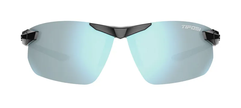 Tifosi Seek FC 2.0 Sunglasses Gloss Black Smoke Mirror in Bright Blue-1