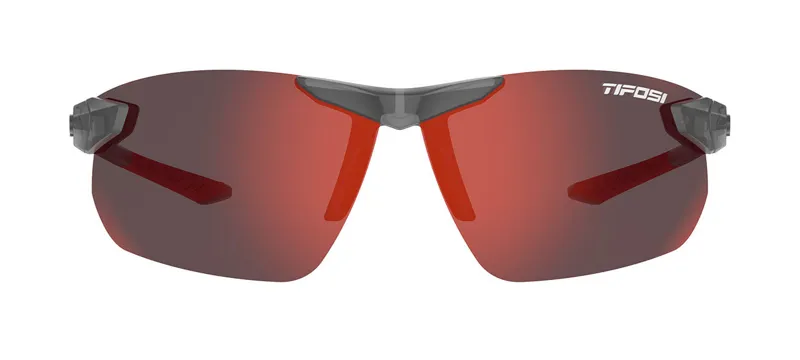 Tifosi Seek FC 2.0 Sunglasses Satin Vapor Smoke Red Mirror in Red-1