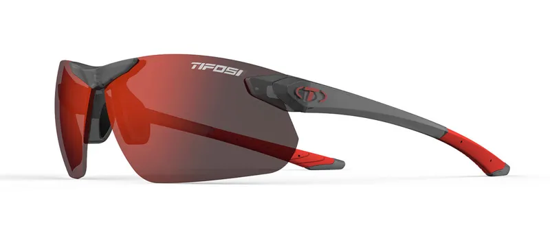 Tifosi Seek FC 2.0 Sunglasses Satin Vapor Smoke Red Mirror in Red-2
