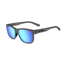 Tifosi Swank XL Polarized Sunglasses - Satin Vapor/Sky Blue Mirror