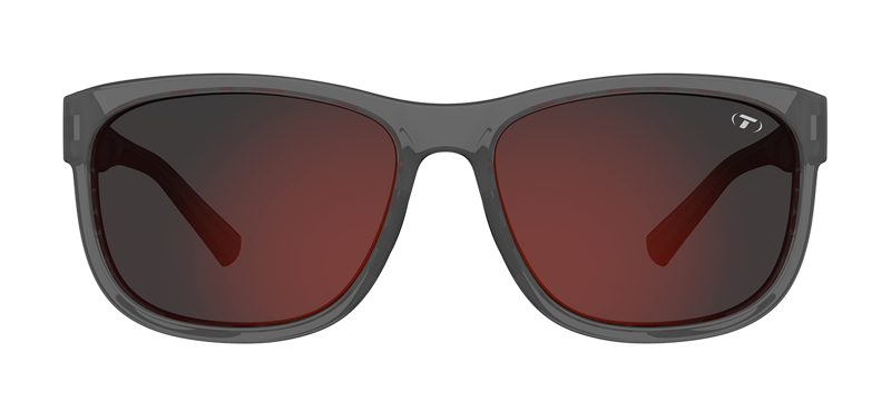Tifosi Swank XL Sunglasses - Satin Vapor/Smoke Red Mirror-1