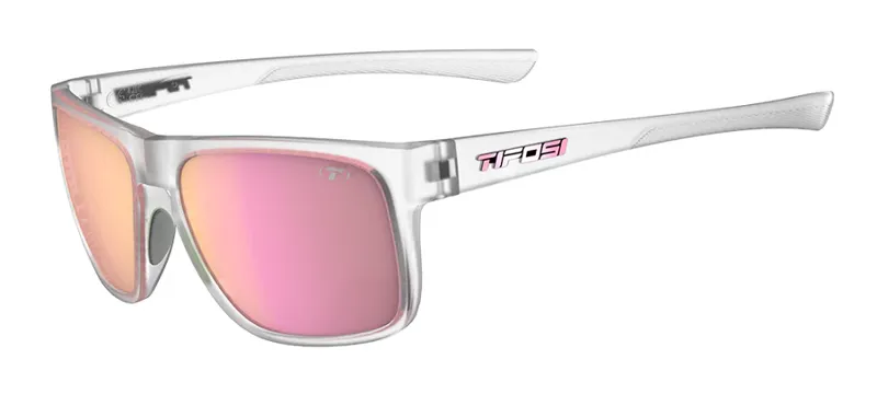 Tifosi Swick Sunglasses in Satin Clear Pink Mirror