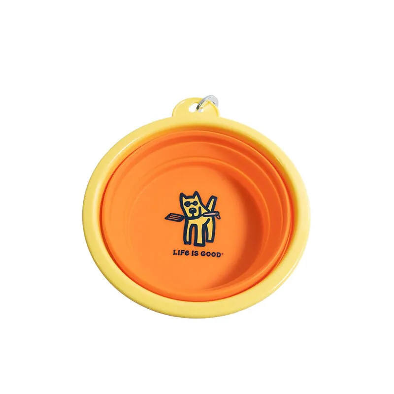 Travel Bowl Med Orange
