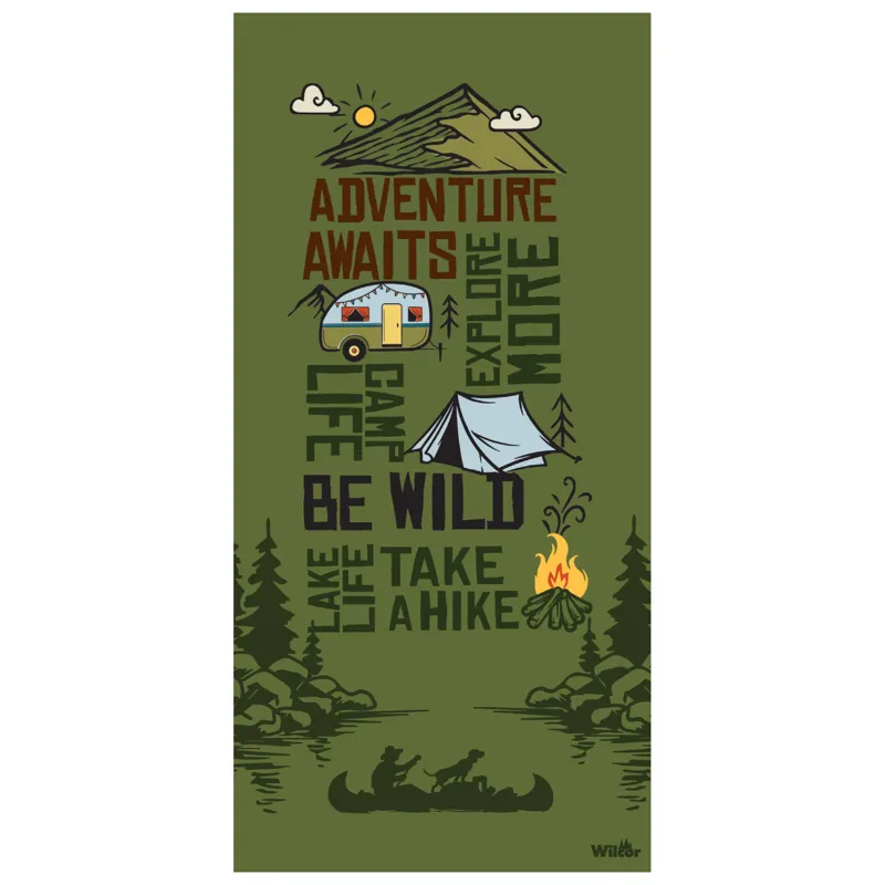 Wilcor Adventure Awaits Beach Towel 30 x 60